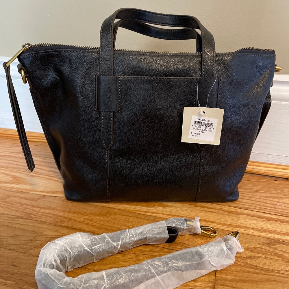 Fossil Skylar Satchel black